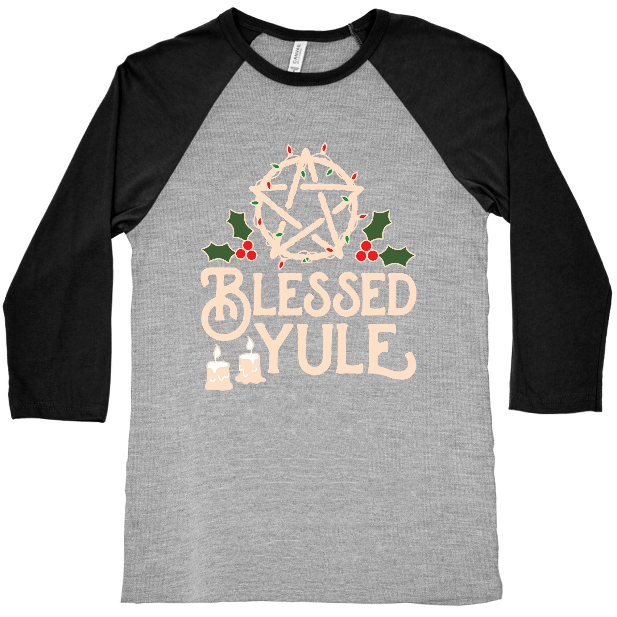 Blessed Yule Baseball Tee